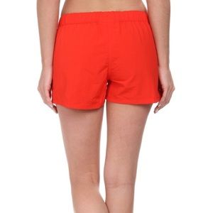 Patagonia women’s shorts. Orange size XS